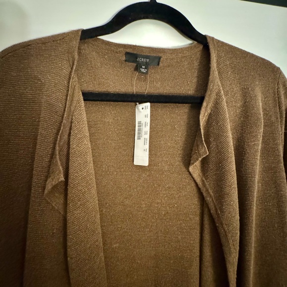 NWT JCREW Juliet collarless blazer in feathered khaki sz M - Picture 3 of 4